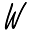w