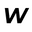 w