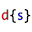 d