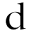 d