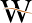 w