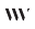 w