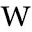 w