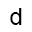 d
