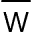 w