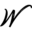 w