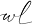 w