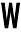 w