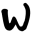 w