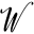 w