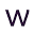 w