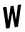 w
