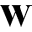 w