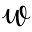 w