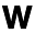 w