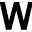 w