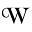 w
