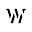 w