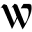 w