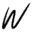 w