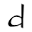 d