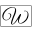 w