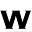 w