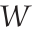 w