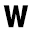 w