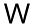 w