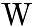 w