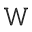 w