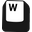 w