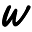 w