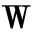 w