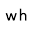w