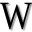 w