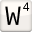 w