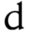 d