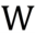 w