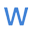 w