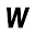 w
