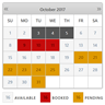 Booking Calendar for Wordpress